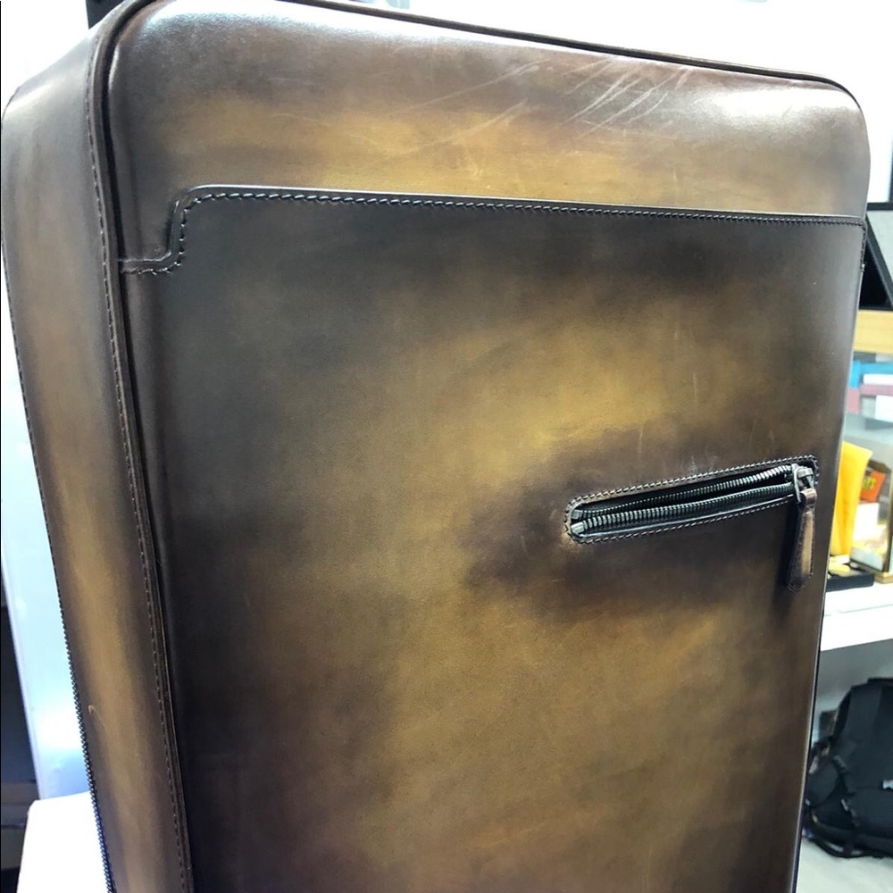 Berluti carry on luggage in mint condition